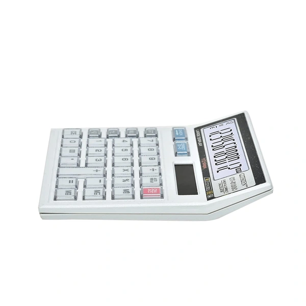 Calculator 512GW Glass Switch White