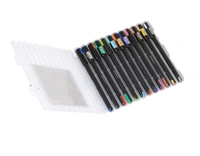 LINC Pentonic Multicolor Gel Pen With Hard Box Case (Set of 12 Pcs)