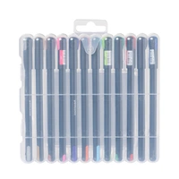 LINC Pentonic Multicolor Gel Pen With Hard Box Case (Set of 12 Pcs)
