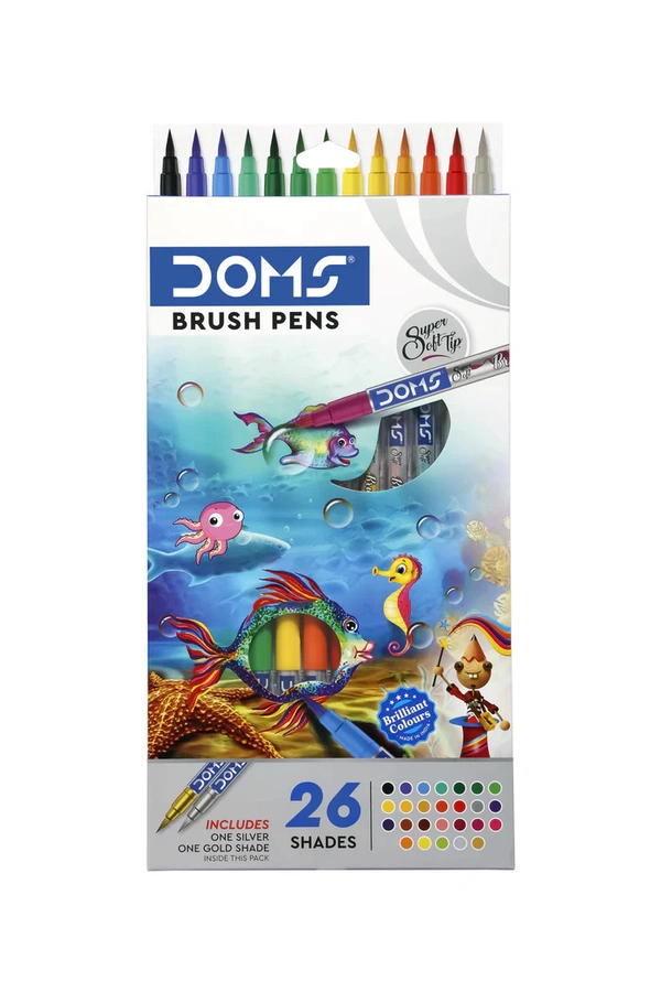 Doms Brush Pen 26 Shades