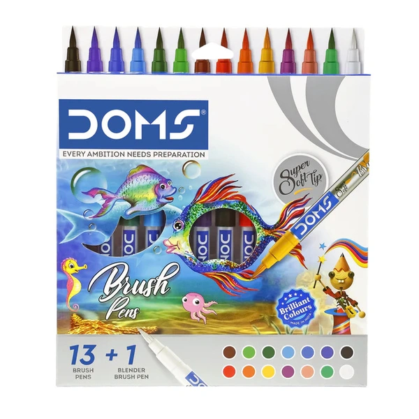 Doms Brush Pen 14 Shades