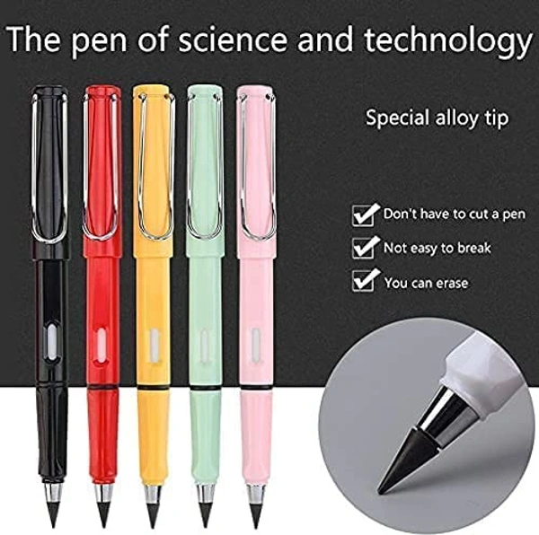 Everlasting Reusable Pencil Inkless Pencils Eternal Portable Erasable Metal Writing Pens