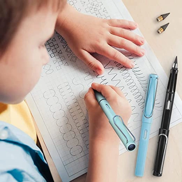 Everlasting Reusable Pencil Inkless Pencils Eternal Portable Erasable Metal Writing Pens