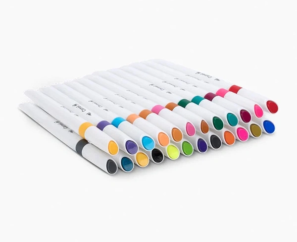 Camel Brush Pens Assorted Pack of 24 Shades
