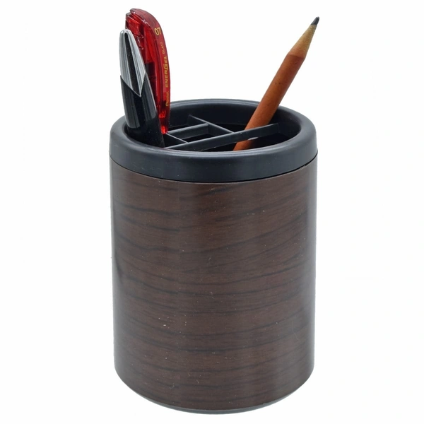 Pen Stand Round Plastic