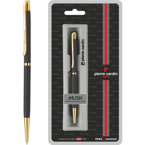 Pierre Cardin Musk Matte Black Ball Pen