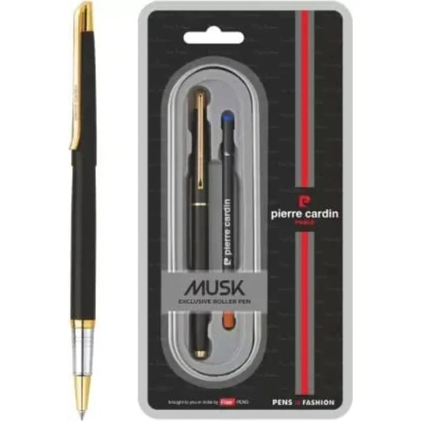 Pierre Cardin Musk Matte Black Roller Ball Pen