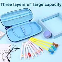 3D Cover Pencil Case Large Capacity Pencil Pouch Bag Compass School Pouch Organizer for Students Kids Premium Stylish Pen Holder Pouch, Stationery Box Avengers,Spiderman, IronMan