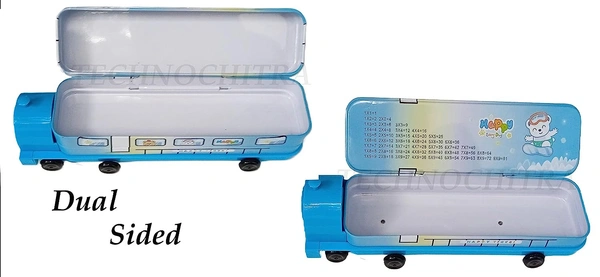 578-29 Train Car Pencil Box For Boys & Girls