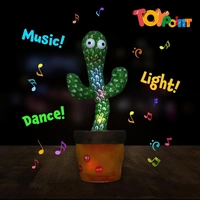 Dancing Cactus Talking Toy, Musical Puppet, Wriggle & Singing Recording Toy Repeat What You Say,Voice Repeat Speaking Toy,Talking Toys for Kids, Girls, Boys