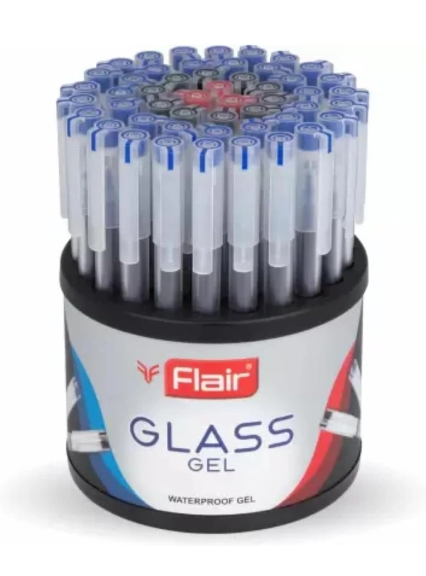 Flair Glass Gel Pen 50pc Stand
