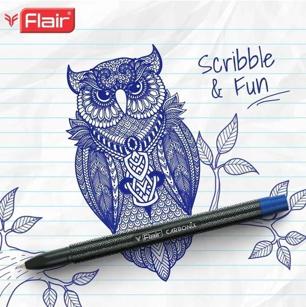 Flair Carbonix Ball Pen 50pc Stand
