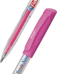 FLAIR Trendy Neon Gel Pen Pouch Pack | Refillable Ink With Smooth And Comfortable Writing | Sleek Design With Ergonomic Grip For Easy Handling | 5 Neon Ink Colors, Pack Of 10 Pens