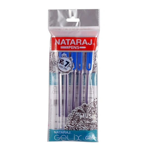 Nataraj Gelix Gel Pens (5pc Pack)