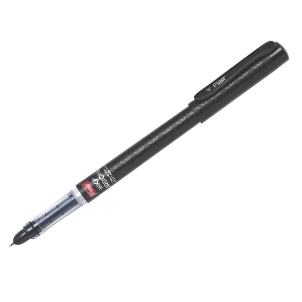 FLAIR Inky Series Carbonix Liquid Ink Fountain Pen Blister Pack (Free 2 Pieces X-Large Jumbo Cartridges) - Blue