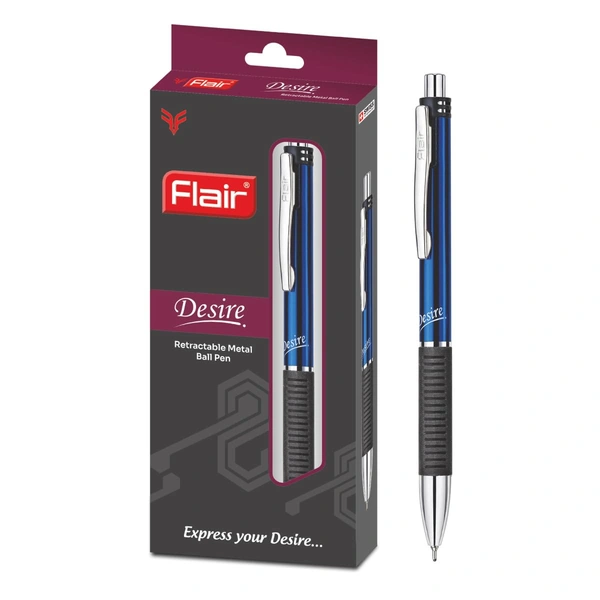 Flair Desire Steel Ball Pen - Blue