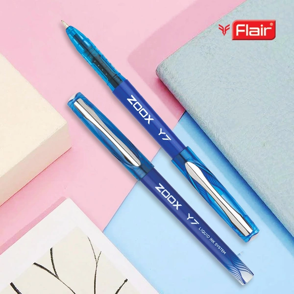 FLAIR Zoox Y7 Ball Pen  - Blue