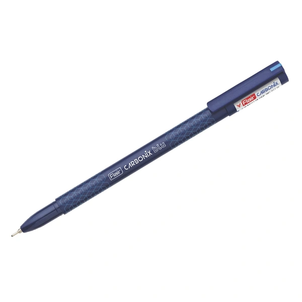  FLAIR Carbonix Blu Ball Pen (10pc Pack) - Black