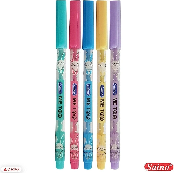 Saino Meetoo Ball Pen (Pack of 5) - Blue