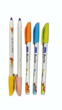 Saino Booster Ball Pen (Pack of 5) - Blue