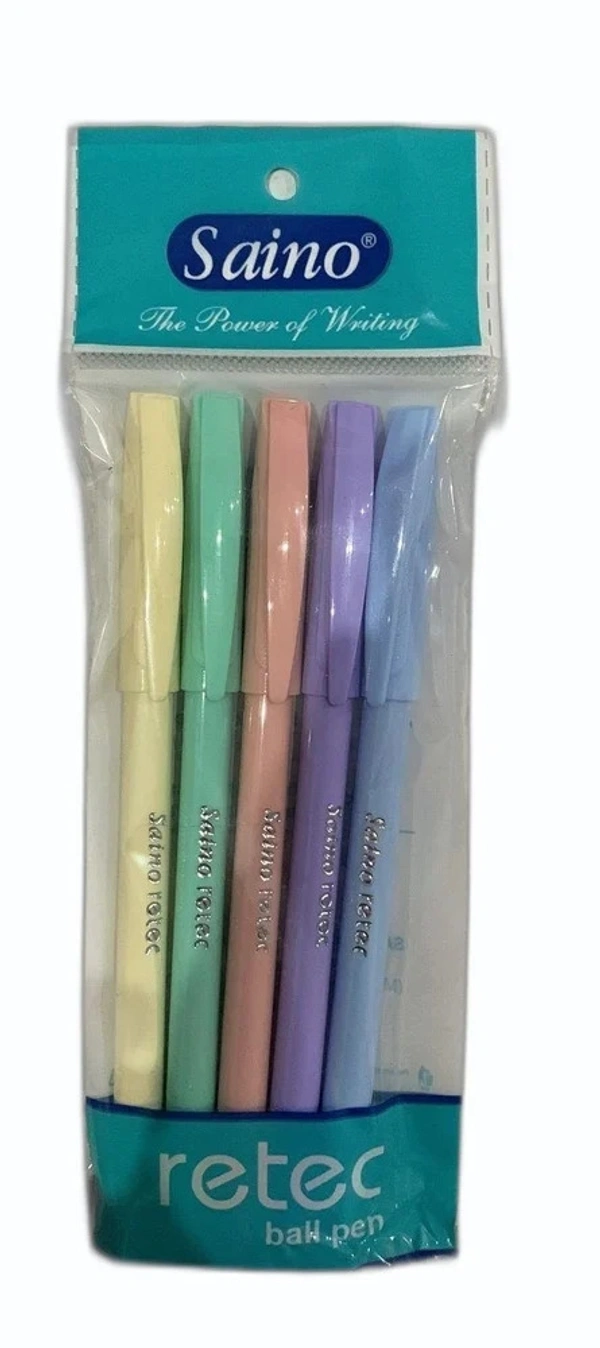 Saino Retec Ball Pen (Pack of 5)