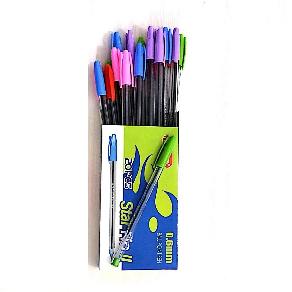 Saino Starflo Ball Pen (Pack Of 20) - Blue