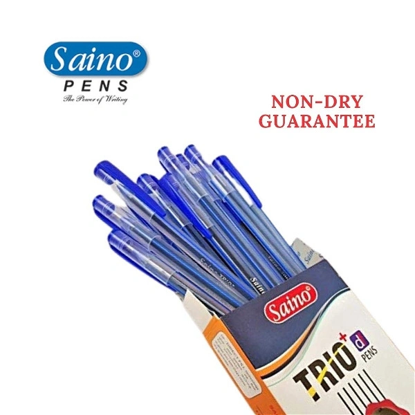 Saino Trio Pen (Pack Of 20) - Blue