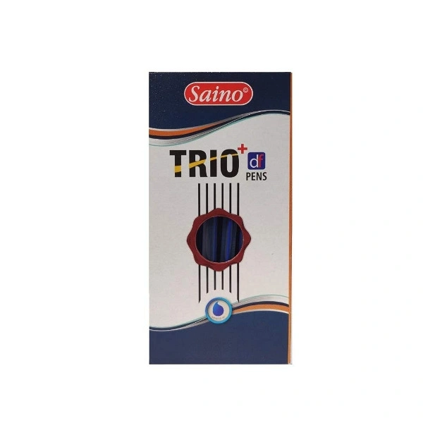 Saino Trio Pen (Pack Of 20) - Blue