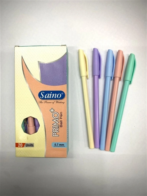 Saino Primo+ Ballpen (20pc Pack) - Black
