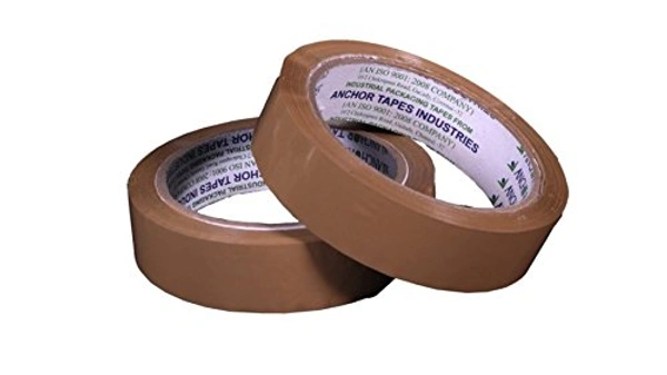 1inch 24mm Cellotapes Brown (12pc Role) - 35 Mtr