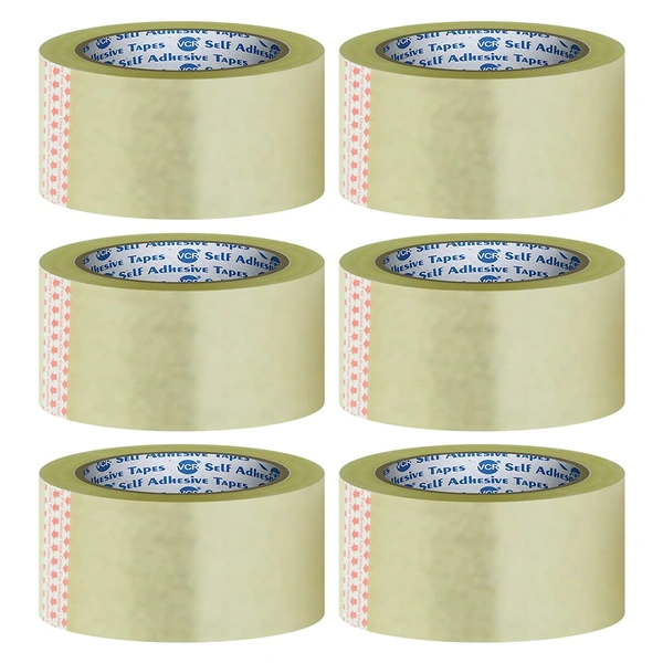 2inch 48mm Cellotapes Transparent (6pc Role) - 60 Mtr