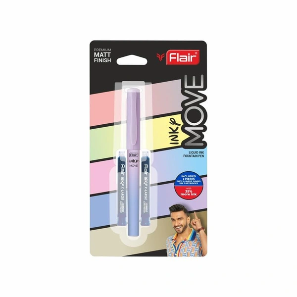 FLAIR Inky Move Fountain Pen - Blue