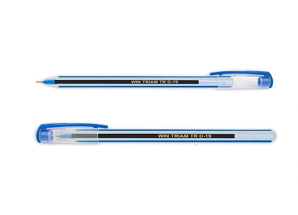 Win Triam Ball Pen (20pc Pack) - Blue
