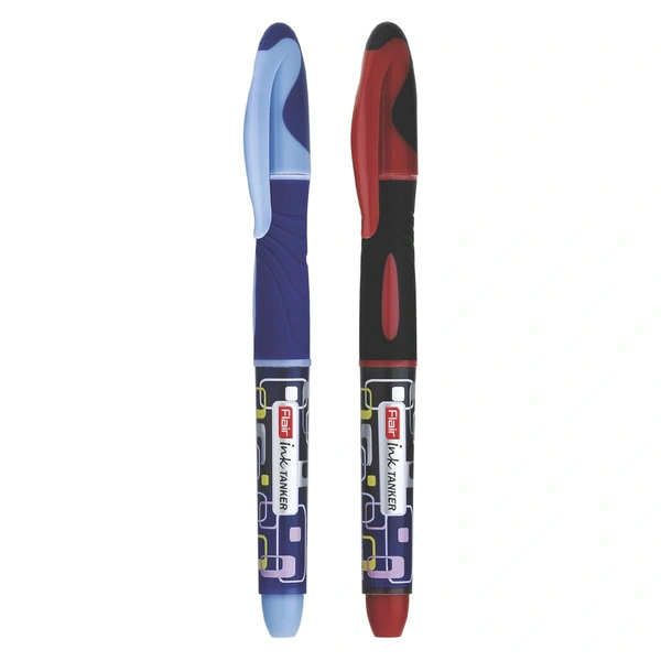 FLAIR Ink Tanker Liquid Fountain Pen (Set Of 2) - Blue
