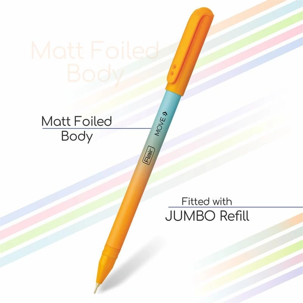 FLAIR Move Ball Pen (10pc Pack) - Blue