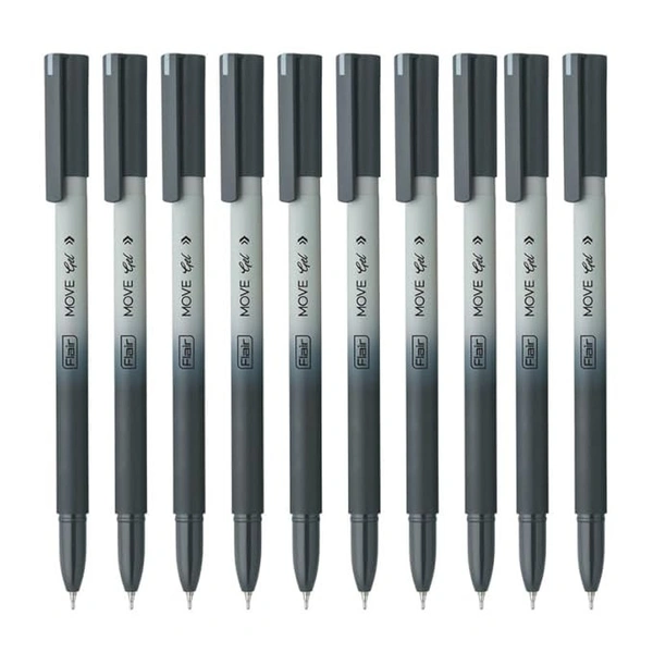 FLAIR Move Gel Pen (10pc Pack) - Blue