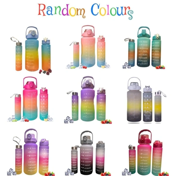 Motivational Bottle 3pc Set (2000ml+900ml+300ml) 