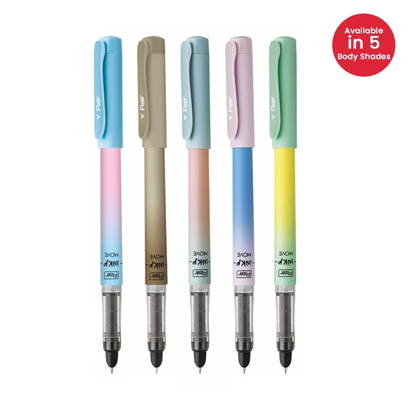 FLAIR Inky Move Fountain Pen - Blue