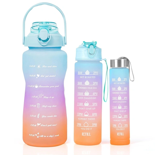 Motivational Bottle 3pc Set (2000ml+900ml+300ml) 