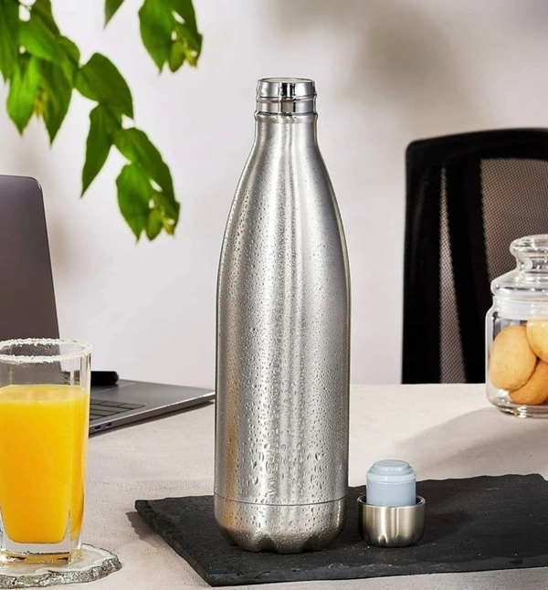 12 Hour Guarantee Hot & Cold Stainless Steel Bottle 750ml (1pc Box)