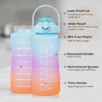 Motivational Bottle 3pc Set (2000ml+900ml+300ml) 