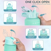 Motivational Bottle 3pc Set (2000ml+900ml+300ml) 