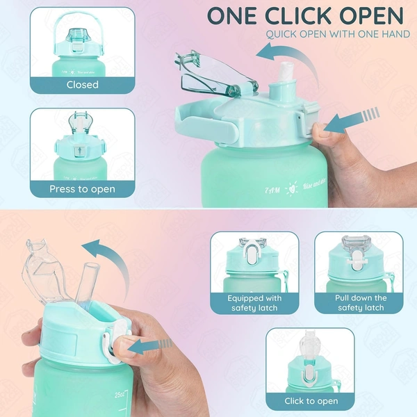 Motivational Bottle 3pc Set (2000ml+900ml+300ml) 