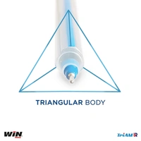 Win Triam Ball Pen (20pc Pack) - Blue