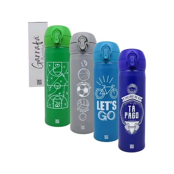Stainless Steel Sipper Water Bottle 420ml (GBT-3366)