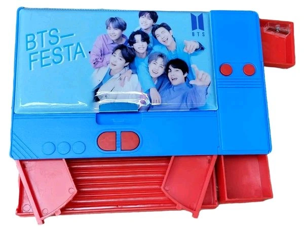 JC-9090 Jumbo Pencil Box 6 Button