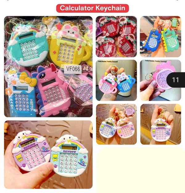 Calculator & Game Keychain