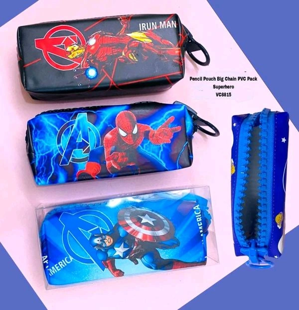 Jumbo Chain Pencil Case Pouch Avengers