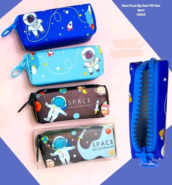 Jumbo Chain Pencil Case Pouch Spacekids 