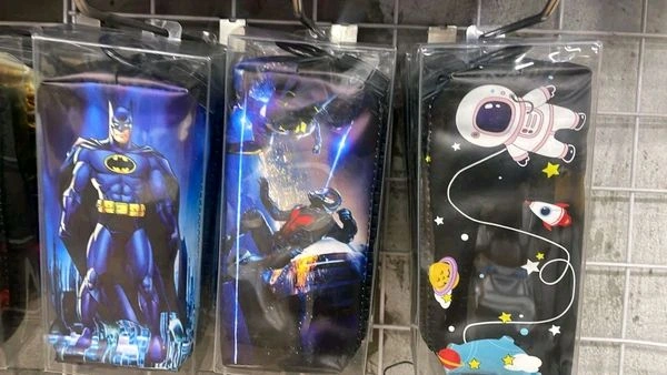 Jumbo Chain Pencil Case Pouch Spacekids 
